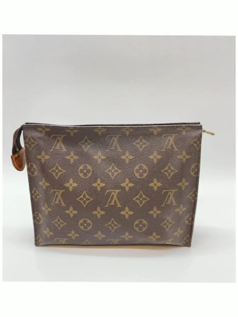 Authentic Louis Vuitton Trousse Toilette 28 and Poche 26 Canvas Cosmetic Pouch